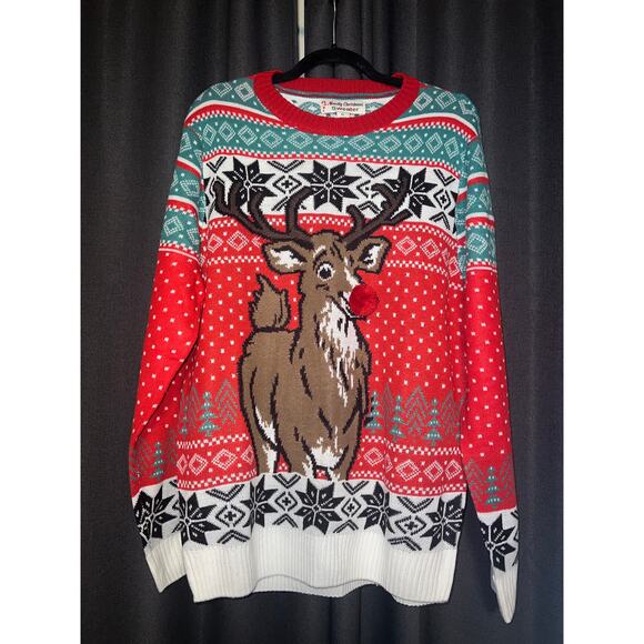 Ugly Christmas Sweater Xmas Size XL - Picture 1 of 3